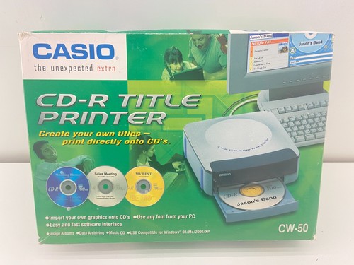 Casio disc title - title, printer
